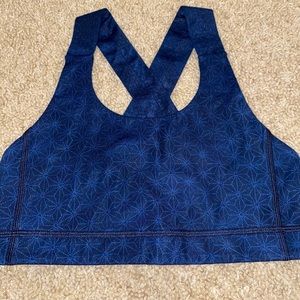 Navy lulu sports bra!